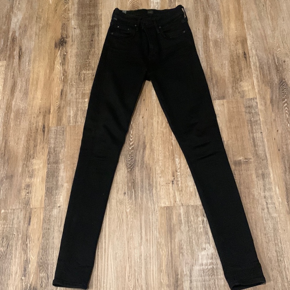 Citizens of Humanity Black Rocket Skinny Jeans